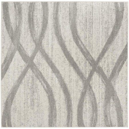 Safavieh 4 x 4 ft. Adirondack 125C Power Loomed Square Area Rug Cream & Grey ADR125C-4SQ